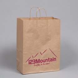 Natural Kraft Paper Custom PRINTED
